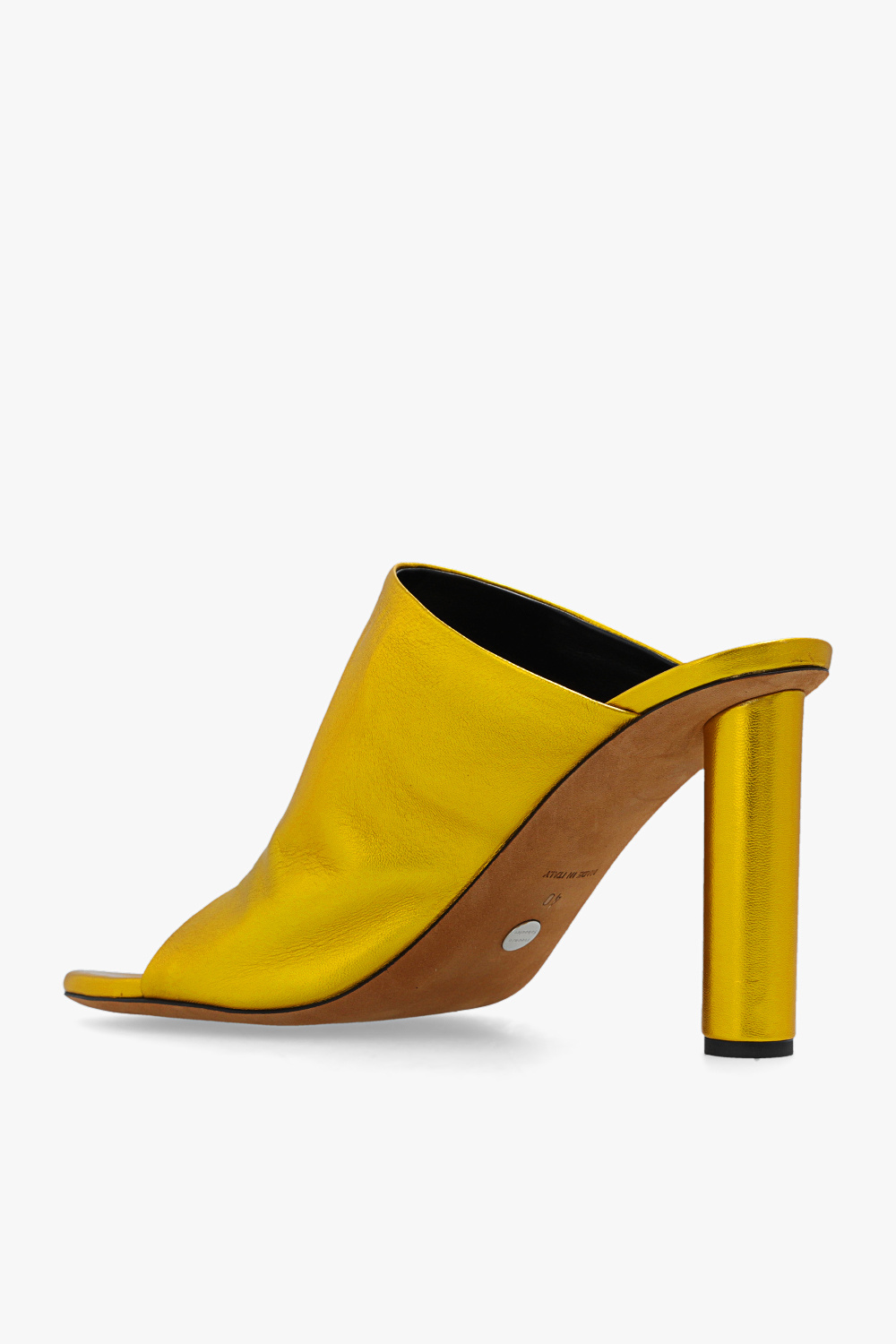 Gold Leather heeled mules Proenza Schouler Vitkac GB